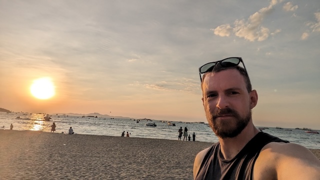 Me at the beach